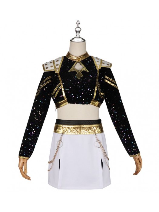 Simil Korean Pop Coreano Performance Hunter Vestito Completo Zoe DEMON0153